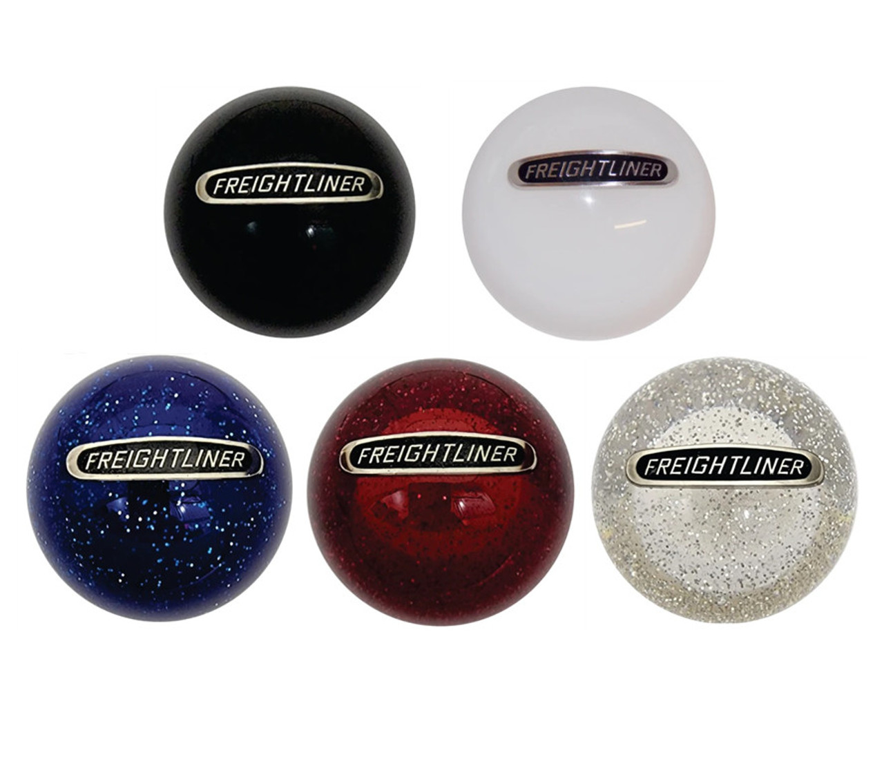 Round Shift Knob with Freightliner Logo