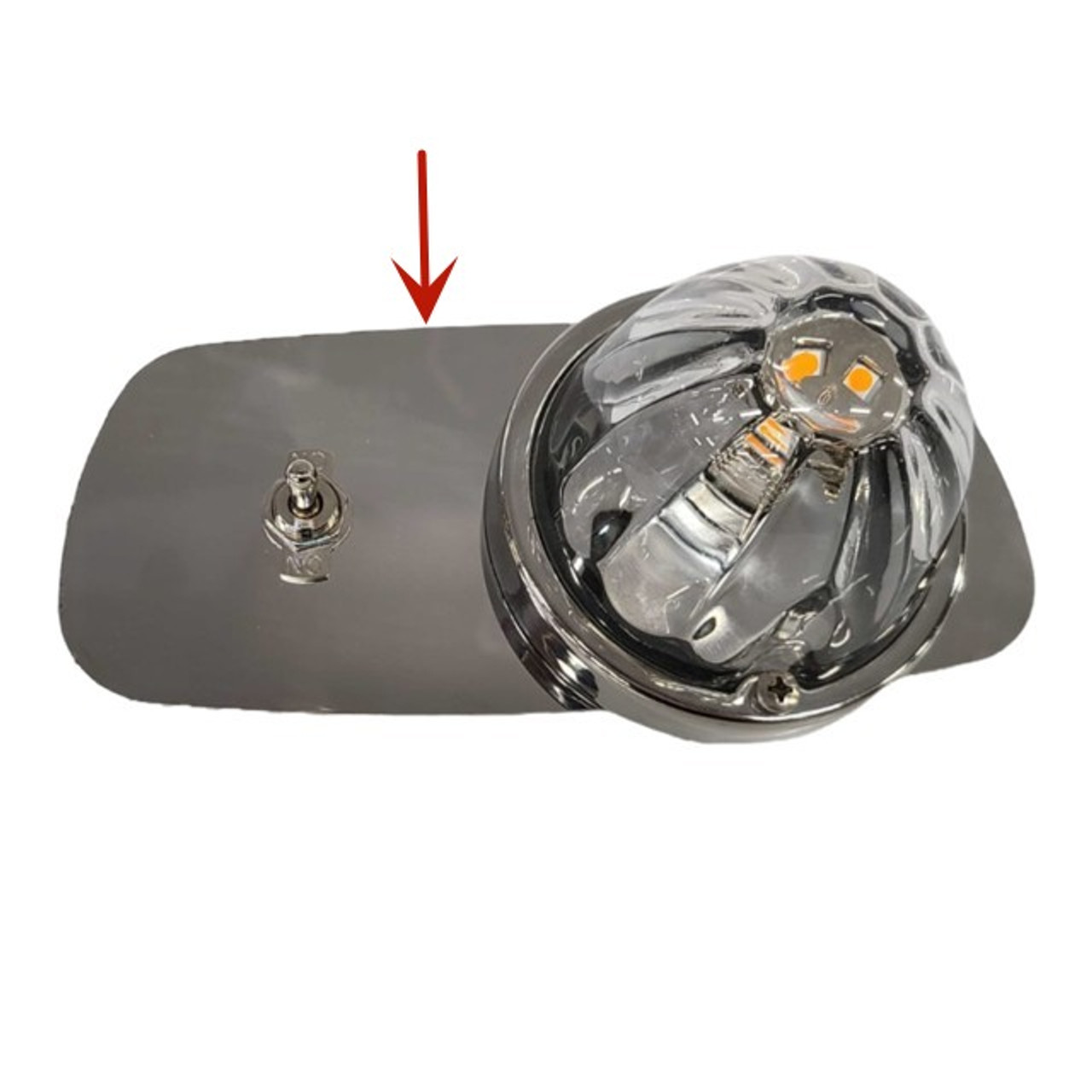 KW T660/W900 Dome Light for /1 Watermelon Light Holes - Sold as Per Side