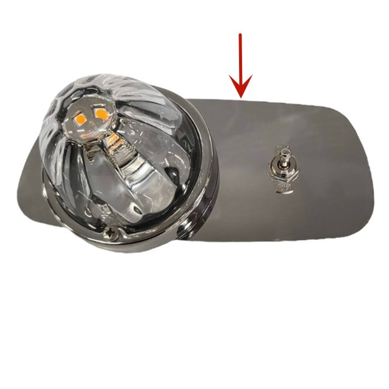 KW T660/W900 Dome Light for /1 Watermelon Light Holes - Sold as Per Side