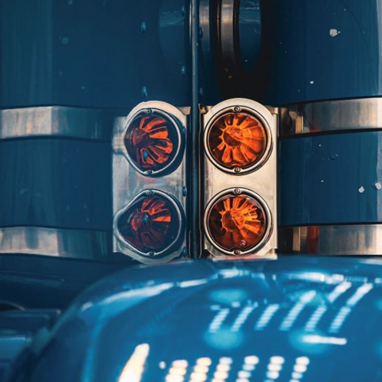 SS 15" PB AC Backets with 2 watermelon light holes - Sold as Pair