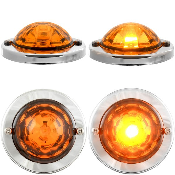 Low Profile Super Star Watermelon LED Sealed Light with Stainless Steel Bezel