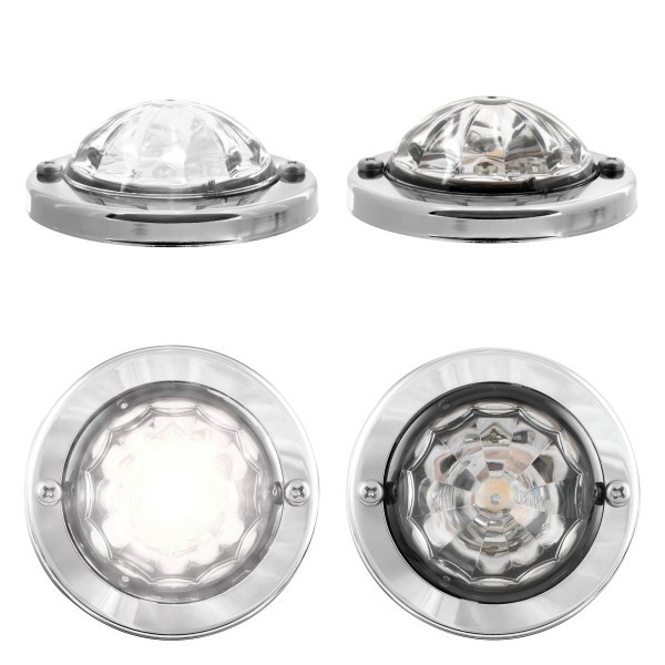 Low Profile Super Star Watermelon LED Sealed Light with Stainless Steel Bezel