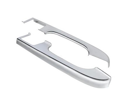 Freightliner Columbia (2001-2012) Chrome Plastic Door Armrest Covers Pair