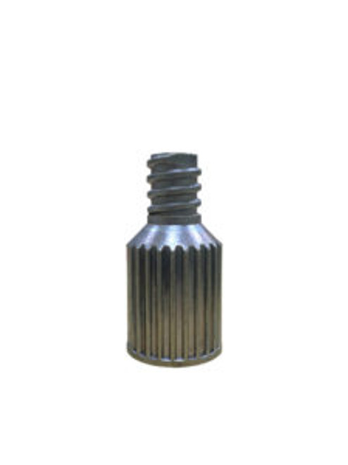 Metal replacement threaded tip for 1" handle