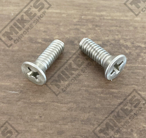 SS Knob Cover Screws 2pk