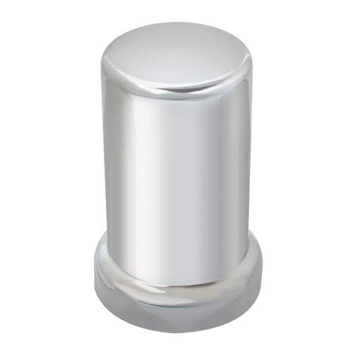 1-1/2" * 2-1/2" Chrome Plastic Push on Tube Lug Nut Cover