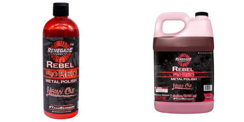 24oz or 1 Gallon Rebel Pro Red "Heavy Cut" Liquid Metal Polish