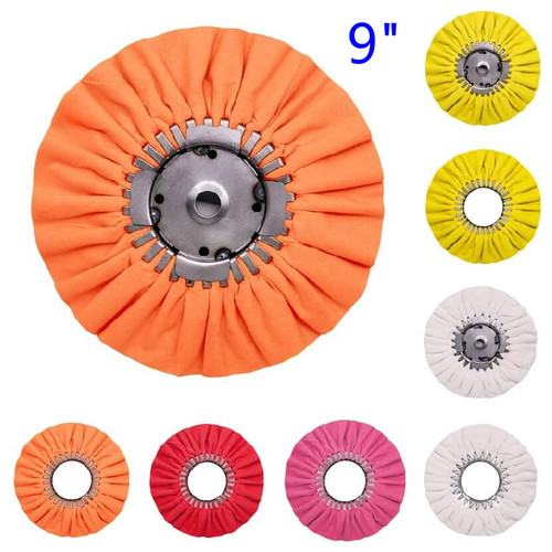 9" Airway Buffing Wheels with or without center plate