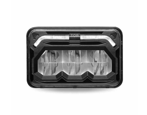 4" x 6" LED Reflector Headlight  Low Beam