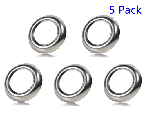 3/4" Stainless Steel Ring Bezel 5 pack