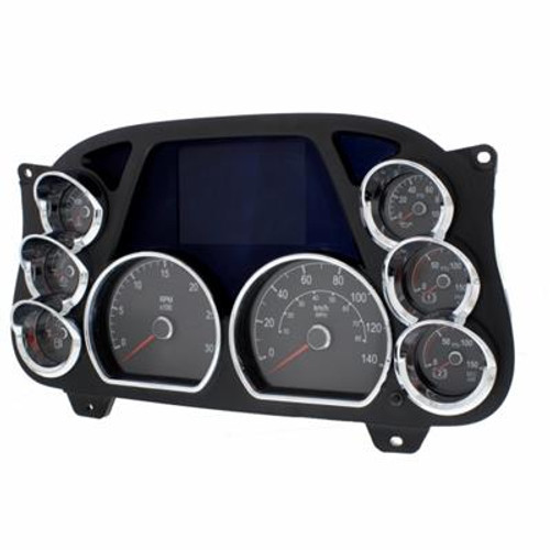 2013+ Peterbilt 579 Gauge Bezel With Visor