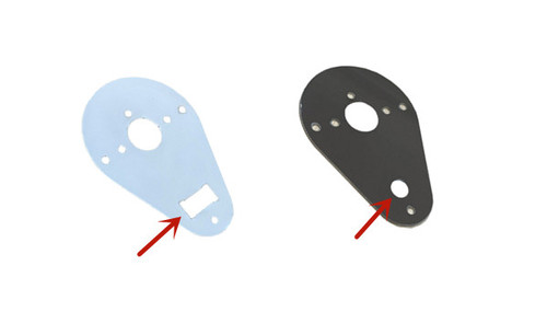 KW W900/T800/T600/T660 Square or Round Switch Hole Tear Drop Style Interior Dome Light Plate for Watermelon Light