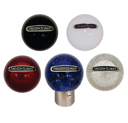 Single Round Brake Knob with Freightliner Logo