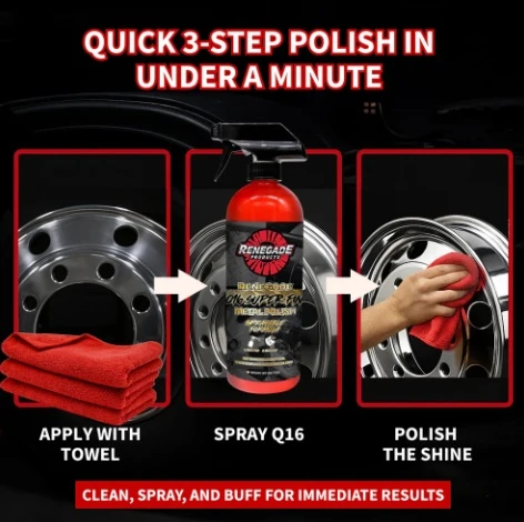 Q16 Super Fine Sprayable Metal Polish 24oz