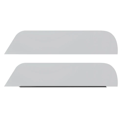 2008-2017 Freightliner Cascadia 304 Stainless Steel 6" Chop Top Window Trim - Pair