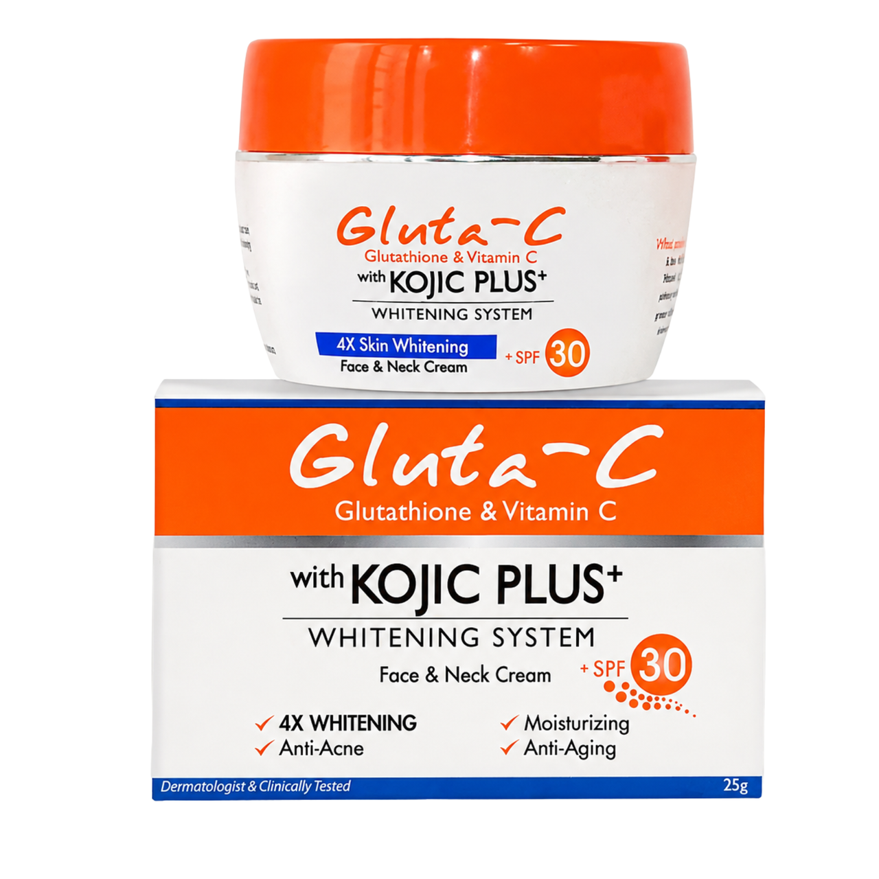 Gluta-C Face and Neck Cream with Kojic Plus+ with Environmental Protection