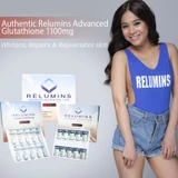 Authentic Relumins Advanced IV Glutathione 1100mg 10 Vials - Glutathione & Vitamin C - Whitens, repairs & rejuvenates skin 