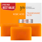 BELO Intensive Whitening Bar Kojic Acid Plus Tranexamic Acid Soap 65g x 3 BELO Intensive Whitening Bar Kojic Acid Plus Tranexamic Acid Soap 65g x 3