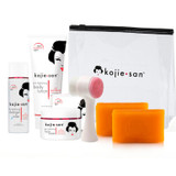 Kojie San Total Skin Lightening Set - Soap,Toner, Lotion, Cream & Brush! 