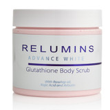 NEW! Relumins Premium Whitening Scrub 400ML amazing formula with Glutathione, Arbutin, Rosehip & Kojic Acid - Visibly Improves Stretch Marks!