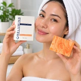 Relumins Triple Papaya Kojic Whitening Bar-Professional Spa Formula- 3X More Effective Than Diana Stalder Papaya Kojic Soap