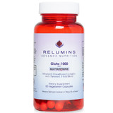 Relumins L-Glutathione Supplement Complex - World’s Most Advanced Reduced Glutathione 1000mg with Alpha Lipoic Acid for Smoother & Brighter Skin, Made in USA - 60 Caps