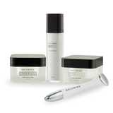Authentic Relumins Ageless Set - Firming Face Cream, Night Mask, Smoothing Serum, and Transdermal Tool