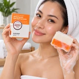 Relumins Glutathione + Kojic Acid Soap Bars Whitening and Darkspot Corrector - Deep Cleansing & Hydrating Soap for Refreshed Skin Perfect