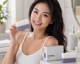 Relumins Premium 3-in-1 Glutablend Beauty Soap Bar – For Smoother, Clearer, Healthier-Looking Skin – Now with Rosehips – Gentle Face & Body Cleanser