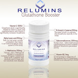 BOGO! Authentic Relumins Advanced IV Glutathione 1100mg - Glutathione & Vitamin C PLUS Gluta Boosters- Whitens, repairs & rejuvenates skin