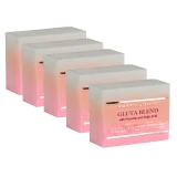 5 Bars of Premium Whitening/Peeling Soap w/ Glutathione, Rosehip and Kojic acid - For Normal Skin