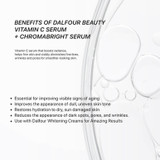 NEW! Dalfour Beauty  VITAMIN C Serum + Chromabright - Most Advanced Skin Brighteners with Intensive Skin Repair