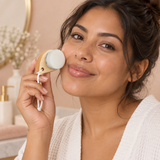 Relumins Deep Pore Wooden Facial Cleansing Brush with Super Soft Antibacterial Microfibers