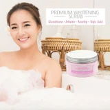 Premium Whitening Scrub with Glutathione, Arbutin, Rosehip & Kojic Acid