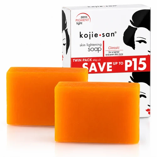 Kojie San Skin Lightening Kojic Acid Soap 2 Bars - 65g-SUPER SAVINGS