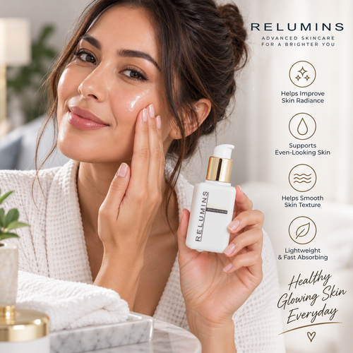 NEW! Relumins Intense Glow & Spot Treatment Serum - For Hard to Whiten Areas Including Elbows, Knuckle, Underarms and Intimate Areas 