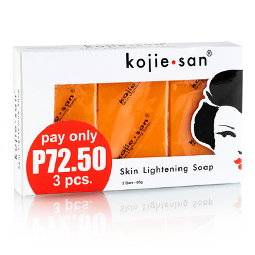 Kojie San Skin Lightening Kojic Acid Soap 3 Bars - 65g