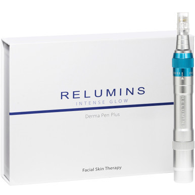 NEW- Relumin's Professional Strengths  at-home Microneedle DermaPlus Pen System with Magnetic Box! 