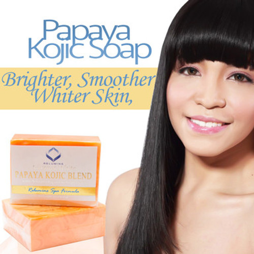 Relumins Triple Papaya Kojic Whitening Bar-Professional Spa Formula- 3X More Effective Than Diana Stalder Papaya Kojic Soap
