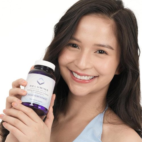 Relumins L-Glutathione Complex 1650mg - Glow Essentials Antioxidant Support with Alpha Lipoic Acid, NAC, L-Methionine & Vitamin E for Skin Health, Made in USA - 90 Vegetarian Capsules