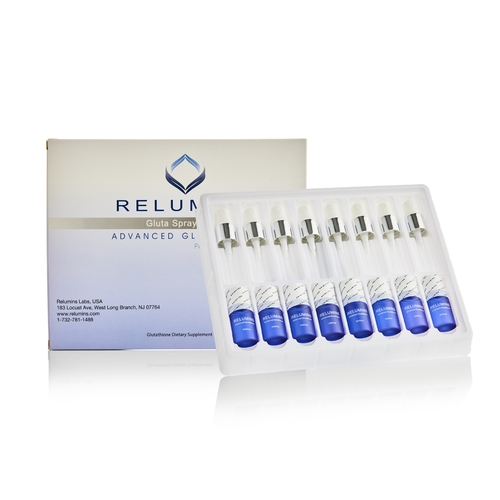 Relumins Oral Glutathione Spray  Vials - New Advanced Formula 24000mg  with Zinc - Plus $50 INSTANT SAVINGS