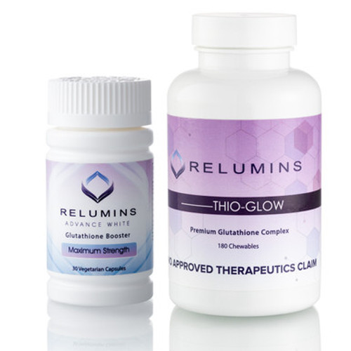 Relumins Thio-Glow Chewable Dissolvable Glutathione Complex with Biotin with Booster