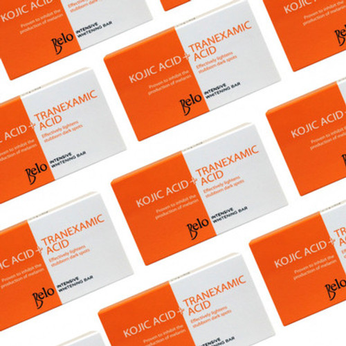 10 Pack of Belo Intensive Kojic & Tranexamic Acid Whitening Soap - 65g