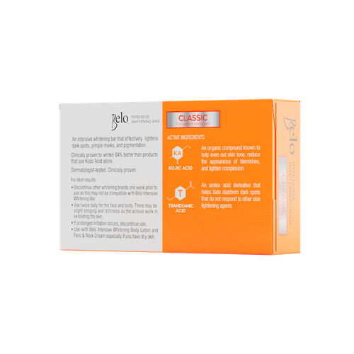 10 Pack of Belo Intensive Kojic & Tranexamic Acid Whitening Soap - 65g
