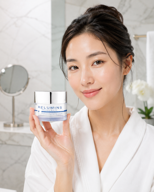 Authentic Relumins Advance Whitening Facial Cream With TA Stem Cell & Placenta - Intensive Repair Day Cream