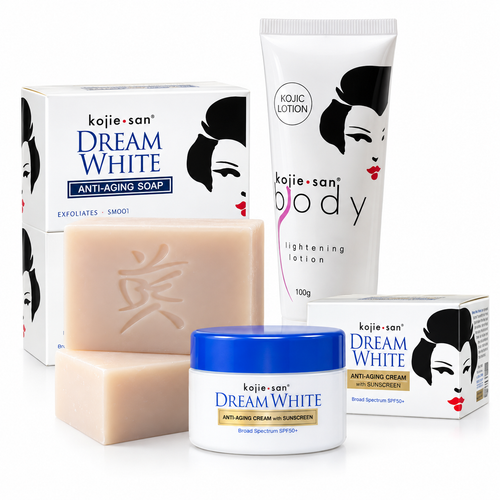 Kojie San Total Dream White Treatment Set - Soap, Lotion, Cream  2025