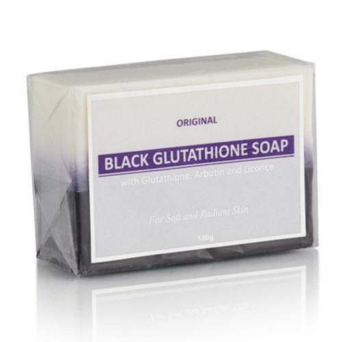 New Glutathione & Arbutin/Licorice Black & White Soap 120g Whitening Beauty Bar