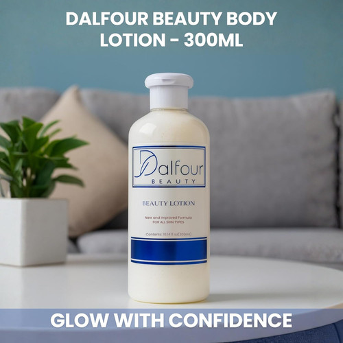 2 Dalfour Beauty Ultrawhite Body Lotion -300ml -Deep Whitening & Exfoliating