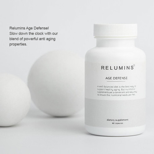 New! Relumins Age Defense - Slow down the clock with our blend of powerful anti aging properties. 