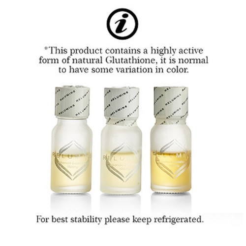 Authentic Relumins Glutathione Vials - New Advanced Formula 15000mg  - Professional Grade Skin Whitening